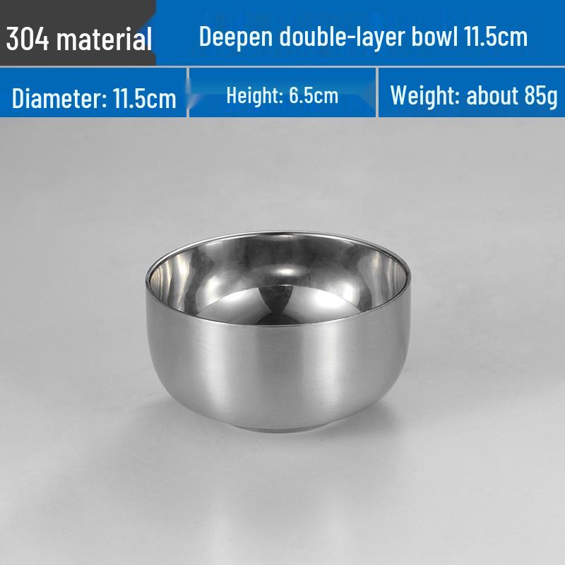 304 Stainless Steel Steaming Plate with Lid for Egg Custard - High Temperature Resistant Food Grade Bowl