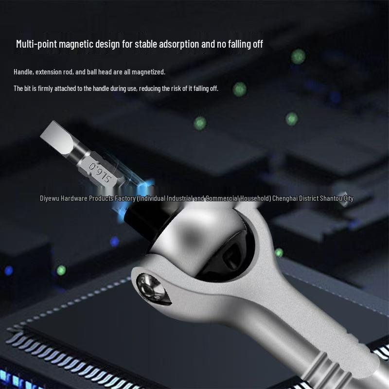 40-in-1 Multi-functional Household Ratchet Screwdriver Set with Ball Head, Cross, and Flathead Sockets
