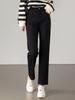 2026 Spring High Waist Stretch Women's Cigarette Jeans - Color Locking, Straight Leg, Plus Size Available
