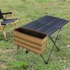 Camp Table Side Storage Bag 600D Oxford Cloth Portable Folding Picnic Desk Cookware Hanging Bag for Barbecue Picnics