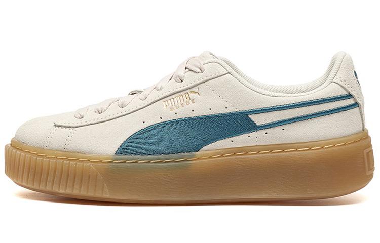 PUMA Suede Platform Core Grey/Blue/Gum Women s 373934-02 38