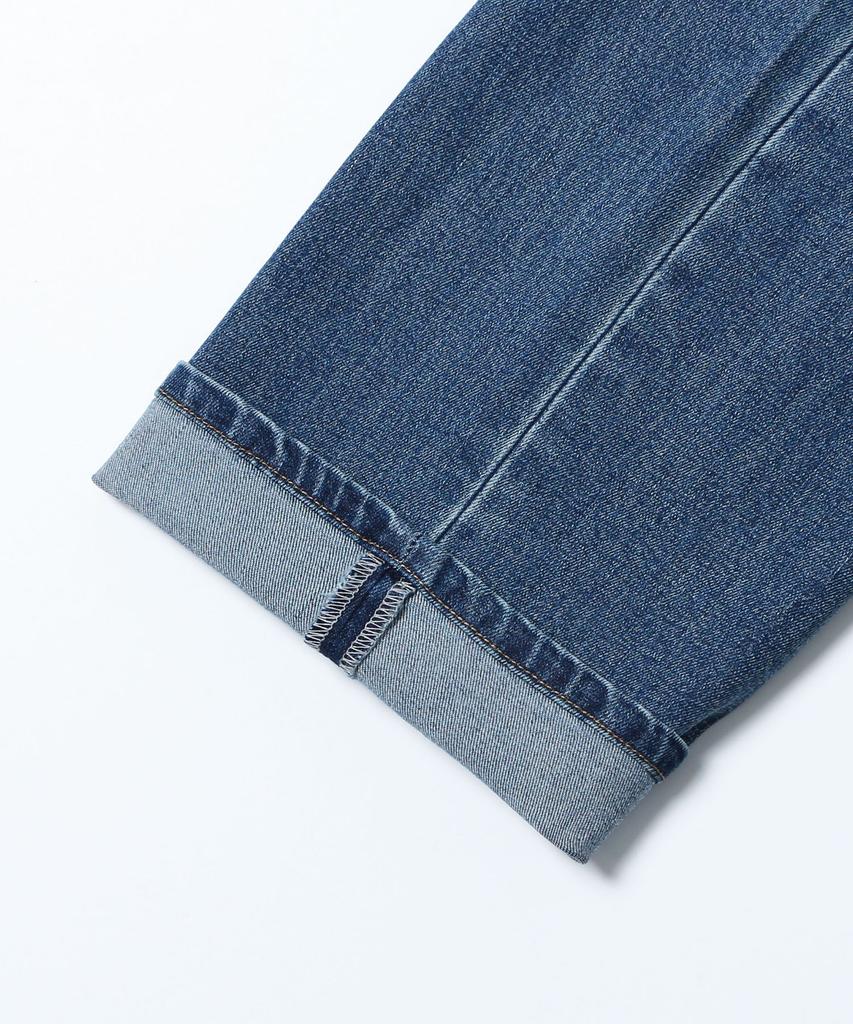 UCLA Unisex Basic Brushed Straight Denim Pants [Md-Indigo](Uc3Dp20)