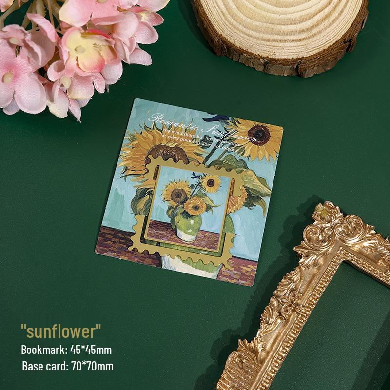Van Gogh Ölgemälde Metall Lesezeichen - Klassischer Souvenir Clip Geschenk