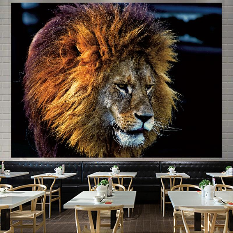 Nordic American Forest Tiger Large Tapestry Wall Hanging  Geometry Hippie Tapestry Home Room Decor Aesthetic Decoration