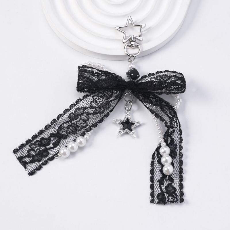 Bows Keychain Charms Wallet Bag Purse Keyring Pendant Charms Aesthetic keychains Car Keyring Bag Charms Accessories