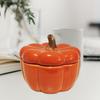 Pumpkin Candle Holder Cup with Lid for Home Bedroom Decoration Ceramics Cups
