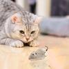 Cat Toy Realistic Mouse Shape Entertaining Toy Boredom Relief Interactive Clockwork Cat Plush Toy Pet Supplies