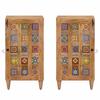 Sideboard with Storage Natural Finish 40 x 33 x 75 cm Solid Mango Wood