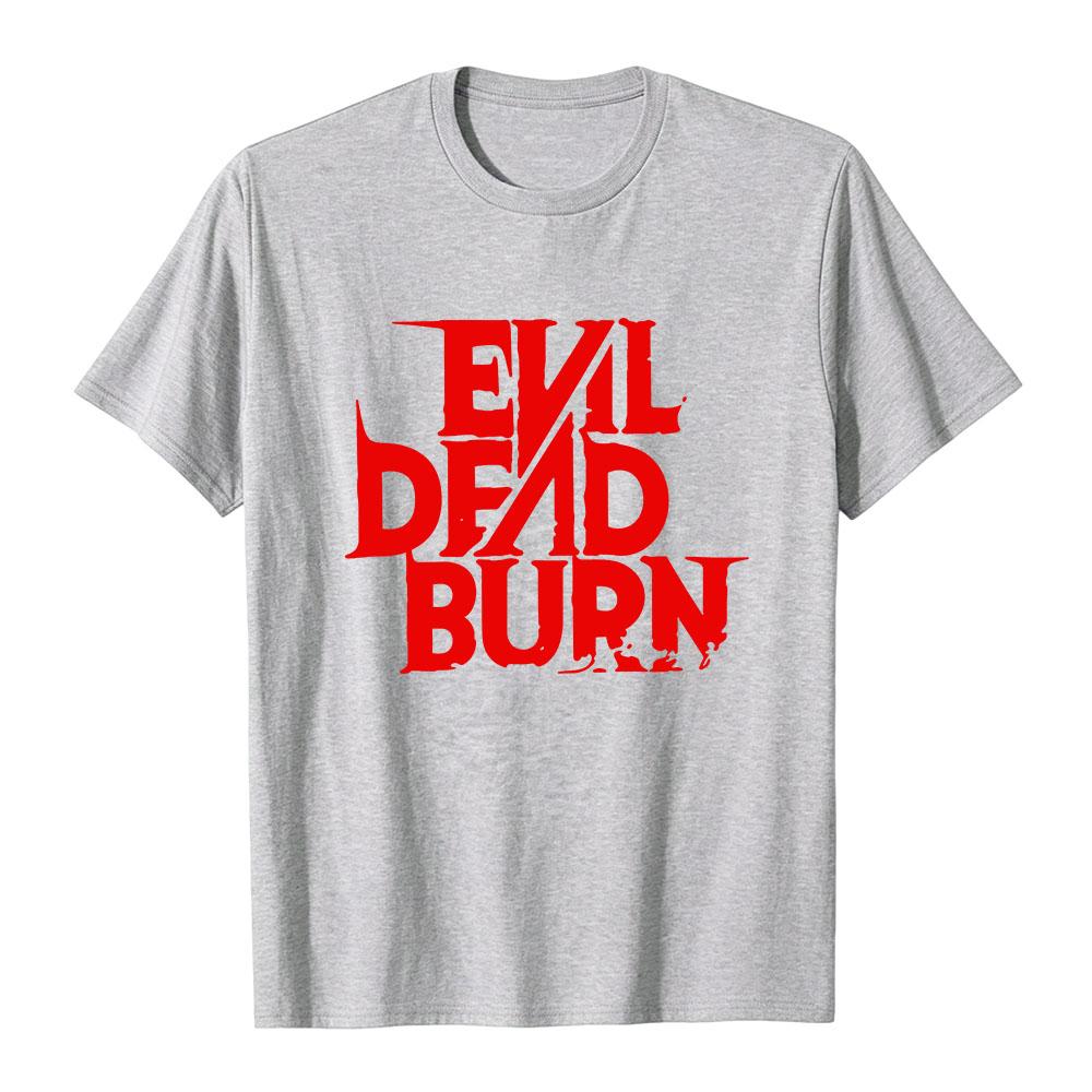 Camiseta Evil Dead Burn para Hombre Mujer Ropa Cuello Redondo Algodón Manga Corta Unisex Camisetas Estampado Gráfico Merch Ropa Casual Suave