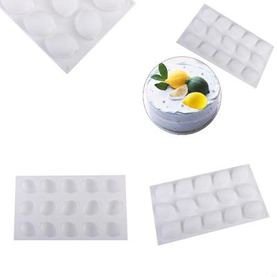 3D Fruit Lemond Silicone Mold Cake Decorating Mousse Dessert Pastry Mould DIY X3UC