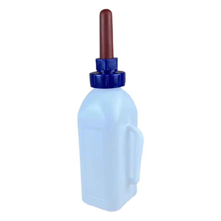 Large Capacity Calf Milk Bottle Feeder Feeding Bottle With Ergonomic Handle Leakproof Long Spout for Farm Animal Nursing