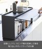 Yamazaki Jitsugyo Open Front Kitchen Countertop Storage Rack D15 Black Door W60 x x Tower Storage Shelf Cupboard 1453 (Yamazaki) [Completed Product]