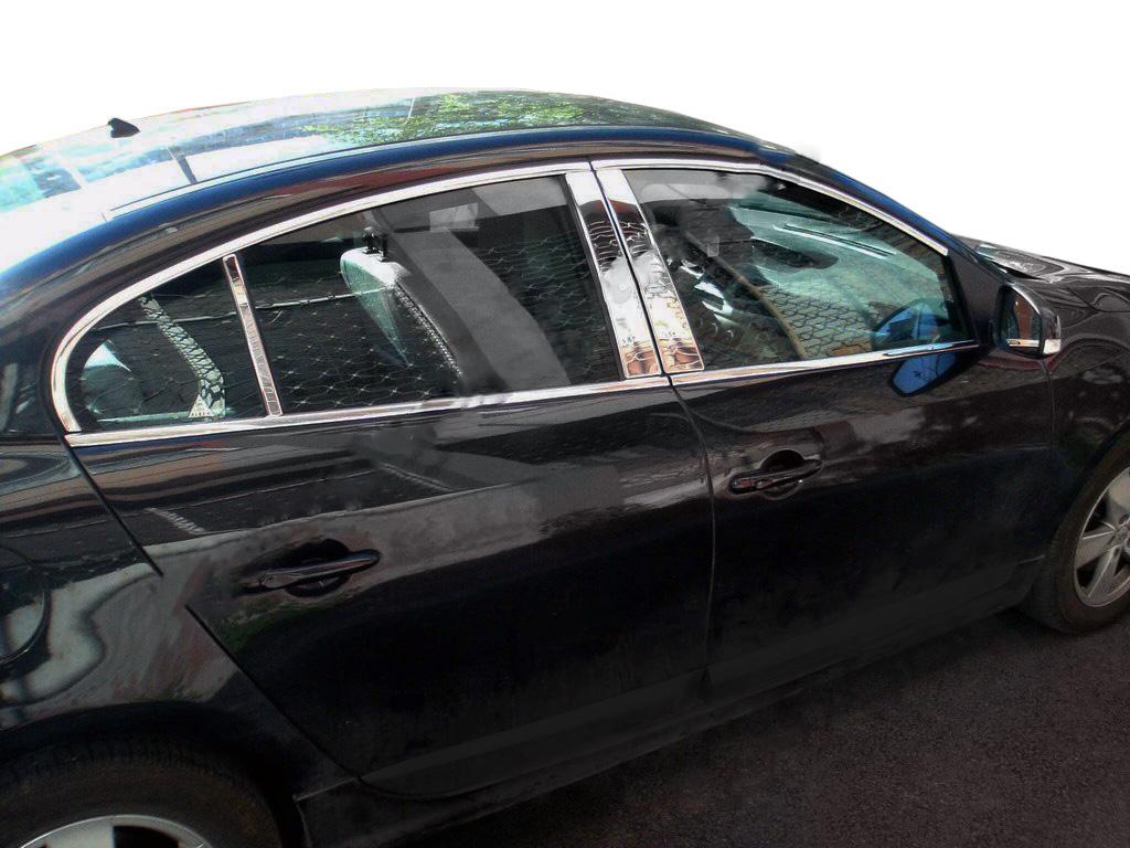 

Накладки на стойки (нерж) для Renault Fluence 2009-2016 гг