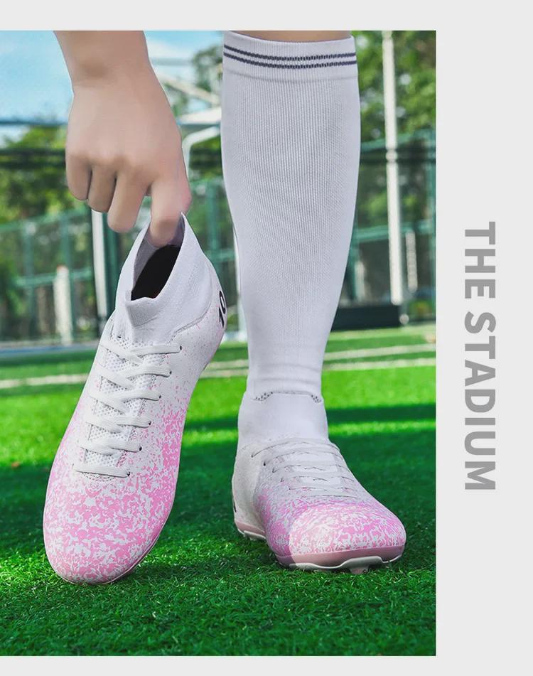 Men's Low-Top AG Football Shoes for Youth Competition and Training