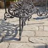 3-Tiers Plant Stand Black Metal Display Rack Vintage-Style Holder