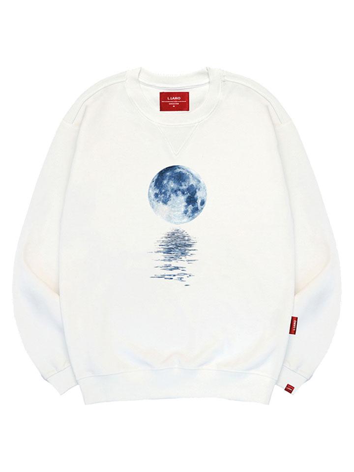 Ellamo Moon On The Water Sweatshirt Unisex Big Size S~4Xl (Type A)