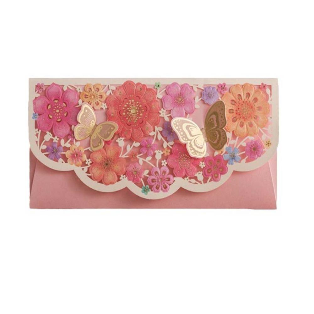 

6 шт. Лазерная гравировка Мешочек с деньгами Пустой Красный конверт Весеннее праздничное украшение Хунбао Бизнес