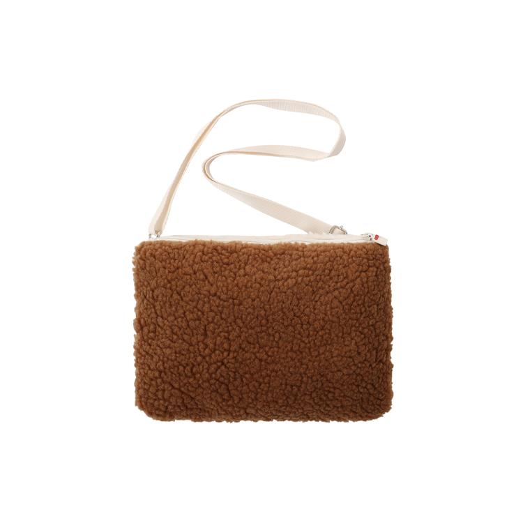 New FILA Polyester Crossbody Bag Shoulder Bag Regular Unisex Camel FS3BCC6376X-CAL