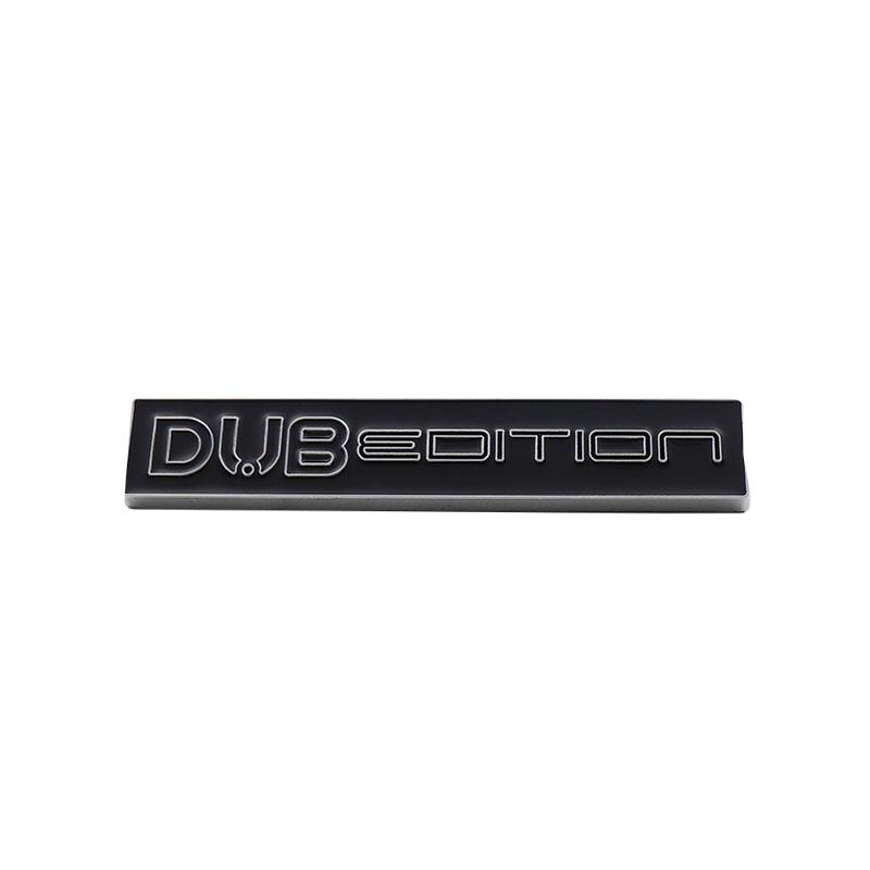 Car Styling DUB Edition for Car Fender trunk Decal Emblem Badge Sticker