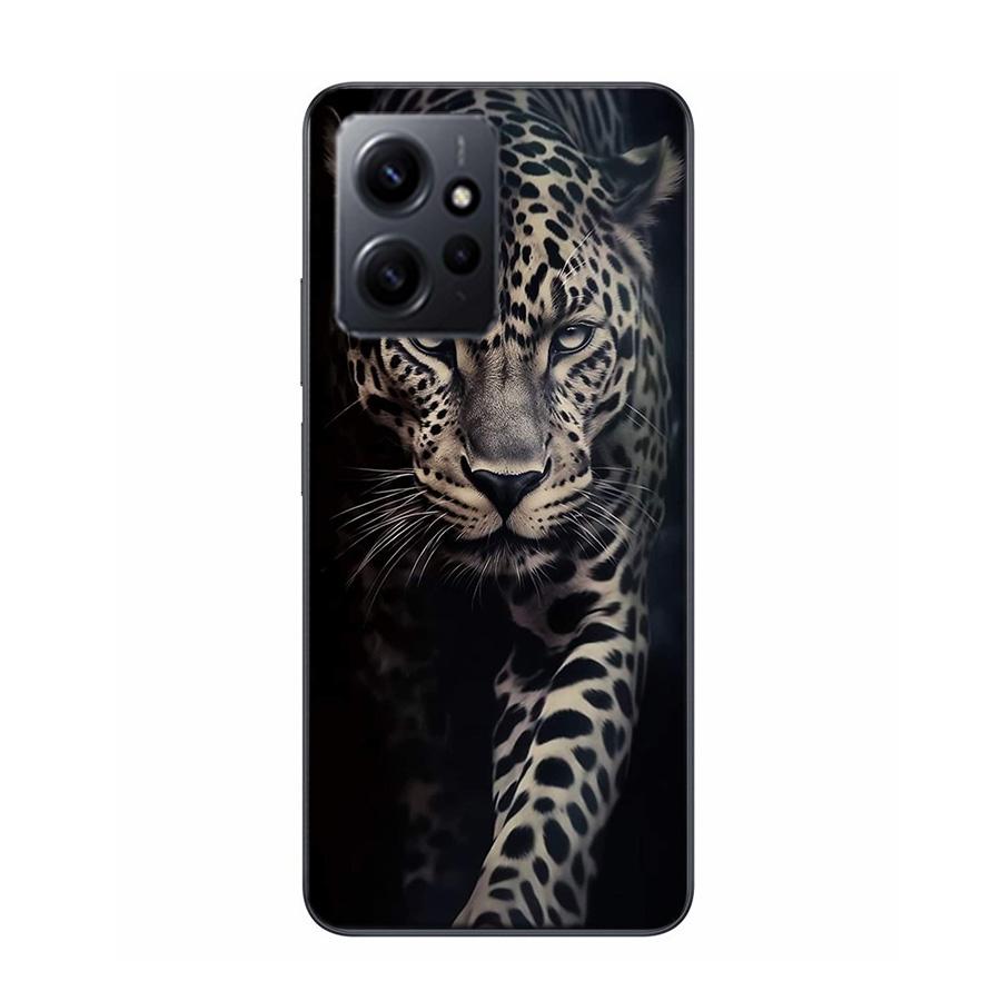 Majestätisches Leoparden-Handyhülle Für Redmi 12 13C 12C 15C 9 10 10C Note 13 Pro Plus 14 15 Pro 9T 9C 9A TPU Weiche Hülle Klare Handyhülle