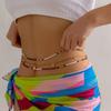 Ingemark 3Pcs/Set Bohemian Coloful Rice Bead Waist Chain for Women Sexy Bikini Multilayer Thin Body Chain Beach Body New Jewelry