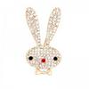 Chic Rabbit Brooch: Trendy Anti-Exposure Pin for Sweaters & Cardigans