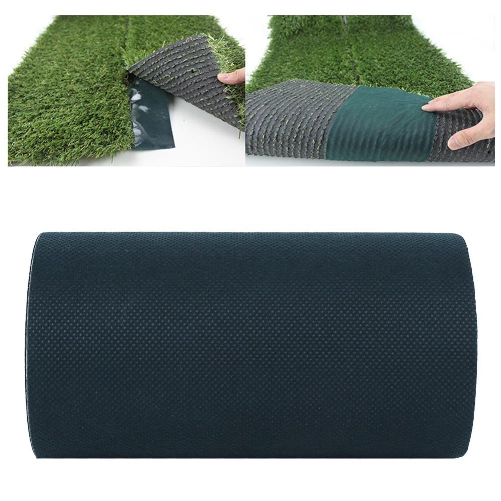 Practical 15 X 500cm Artificial Grass Tape Single Sided Non Woven Fabric Turf Tape Fixing Tape Greening Lawn