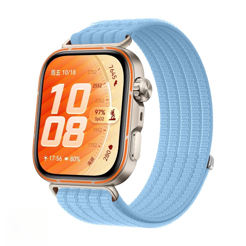 Official Nylon Loop Woven Strap for HUAWEI WATCH FIT 5/4 Pro Braided Comfortable Breathable Wristband for Huawei Watch Fit 5-4-3