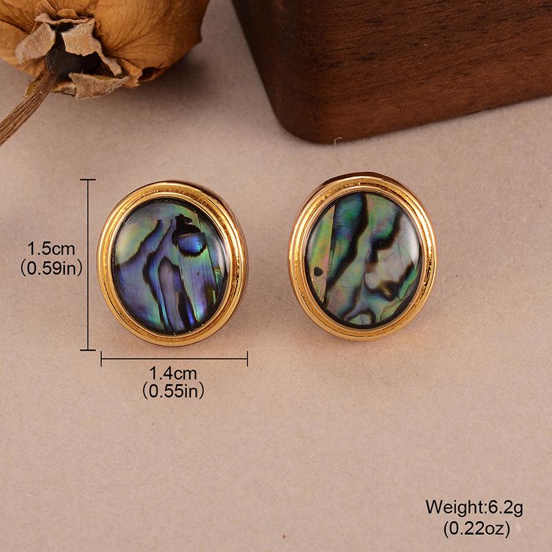 European and American geometric square acrylic earrings, new summer versatile niche temperament personalized earrings