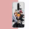 Husă de telefon Anime Bleach Kurosaki Ichigo pentru Samsung A51 A52 A71 A12 pentru Redmi 7 9 9A pentru Huawei Honor8X 10i Husă transparentă
