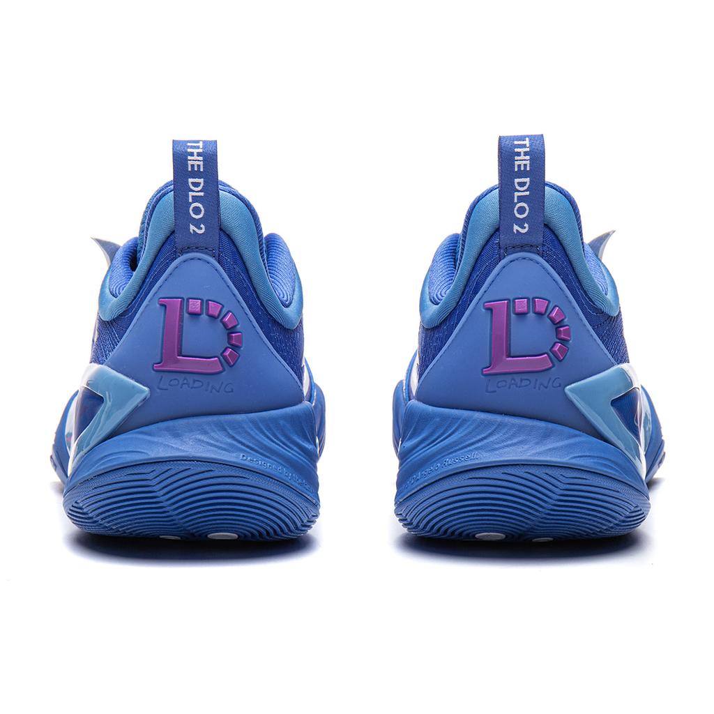 Li Ning DLO2 Niedrige Basketballschuhe Unisex Palace Blue ABPW013-8