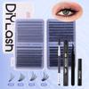 640 Clusters Mixed Thick D-Song Single Cluster False Eyelash Set 10-18Mmdiy Segmented Eyelashes