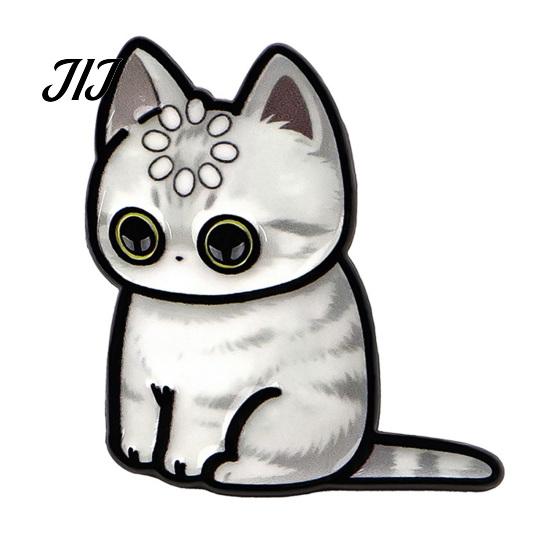 Cat Lover Brooch Cartoon Pin for Clothing, Enamel Kitten Alloy Badge Decorative Clothing Pin, Backpacks Hats Scarves Accessory, Gift Lovers