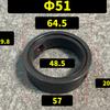 38 51 63 76 102mm EPDM VMQ Santiary Seal Gasket Replacement For 1.5" 2" 2.5" 3" 4" Tri Clamp Butterfly Valve Homebrew