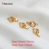 14K Gold Plated Brass Zircon Pearl Clasps Connector For Bracelet Necklace Making,Clasp For Jewelry,DIY Handmade Jewelry Findings