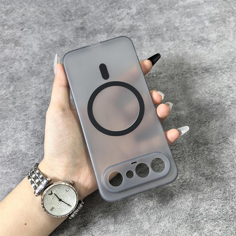 Frosted Translucent Magnetic TPU Silicone Soft Case for VIVO X300s FE X200s Pro Mini Ultra for Magsafe Wireless Charging Cover vivo X300 серый
