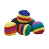 3/6/12Pcs Hand-Made Knitted Footbag Funny Crochet Colorful Small Kick Sack Juggling Balls Indoor Outdoor Games