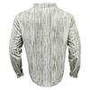Men's Long Sleeve Linen Shirt Turn-Down Collar Shirt  Fit  Shirt