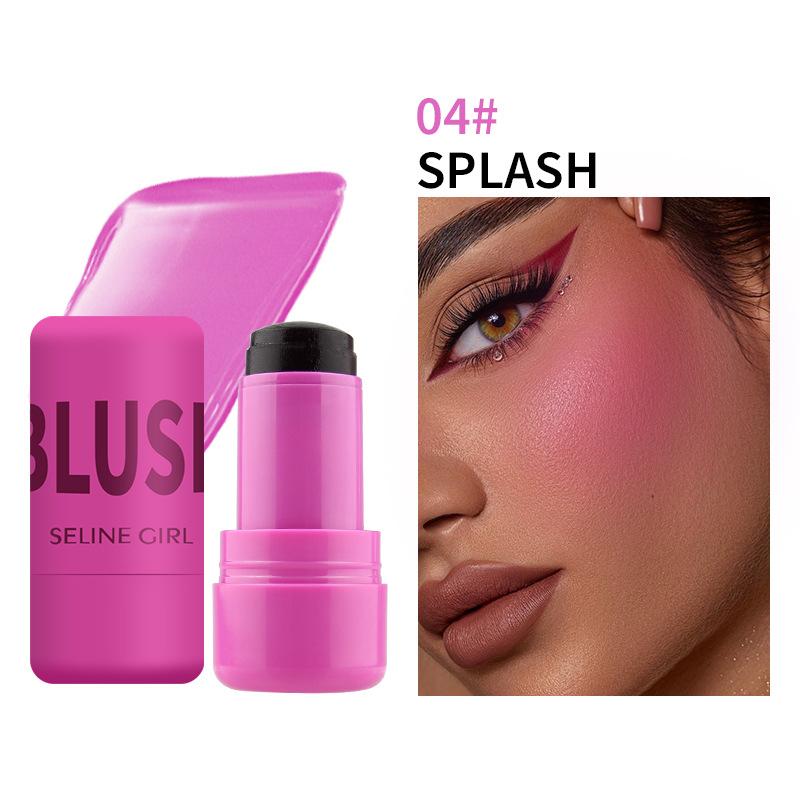 SELINE GIRL Warm Lip and Cheek Jelly Blush Grooming Brightening Color Lip Gloss Stick Premium Blush Balm