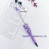 Starry Crystal Pearl Bead Pen - Handmade Rhinestone Candy Design