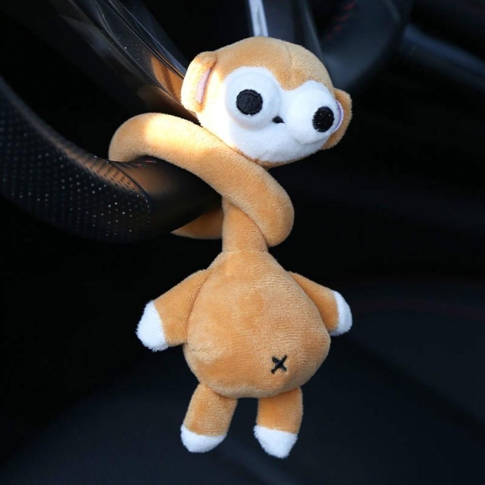 White Color Long Neck Animal Plush Pendant Cute Style Cartoon Plush Pendant Gift For Girls