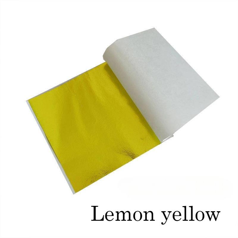 High Quality Gold/silver Foil Paper 9 * 9CM, Color, Buddha Statue Hotel Decoration Supplies, Furniture DIY Crafts Gold Foil Paper, Nail Art Supplies