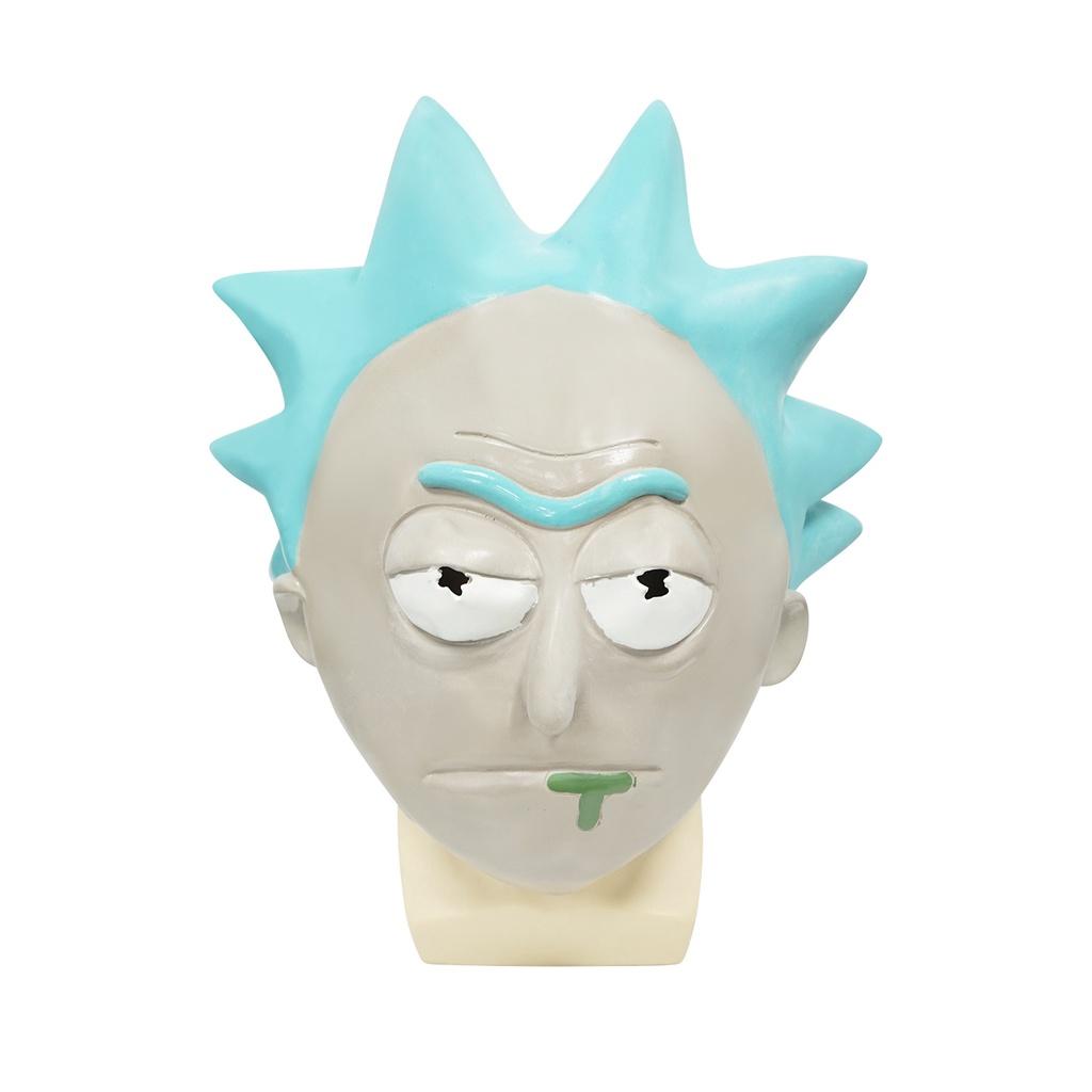 Rick And Morty Professor Latexmaske Halloween Anime Cosplay Kopfbedeckung DIY Spaß Geeignet für verschiedene Festivals