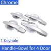 12Pcs Chrome Door Handle Bowl Cover Trim For Mazda 3 6 2003-2008 For Mazda 5