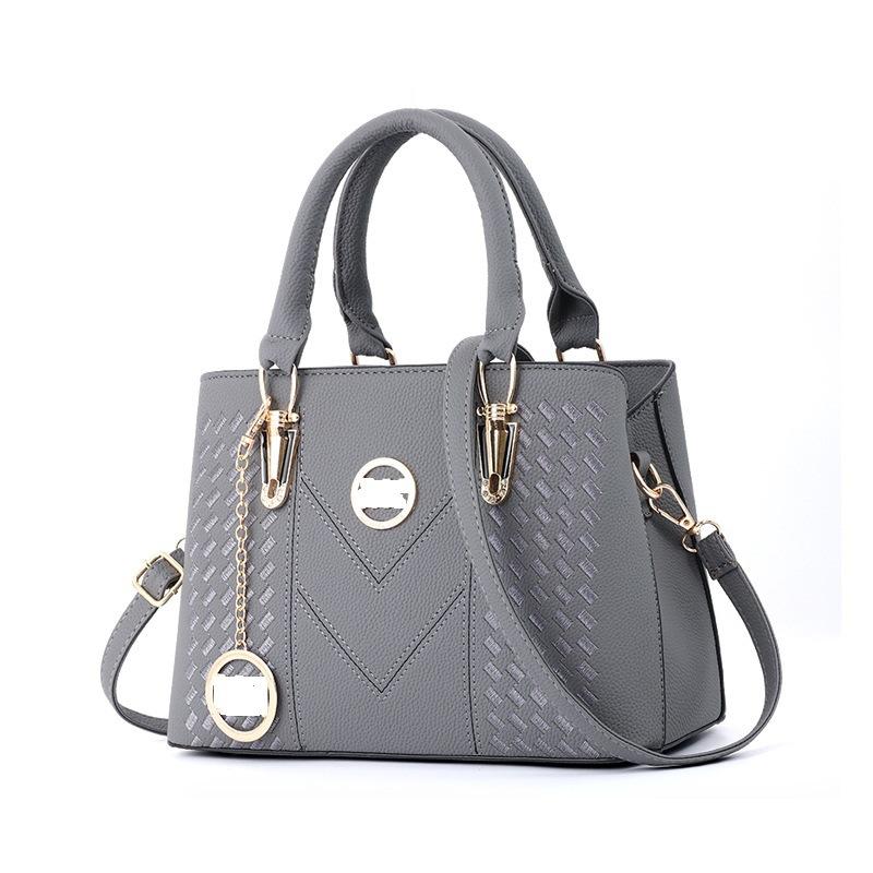 Ladies Bag Korean Embroidery Fashion Simple Portable Large Bag Shoulder Bag Messenger Bag Characteristic Mother Bag