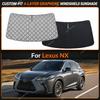For Lexus NX -Fit 4-Layer Graphene Windshield Sunshade Reflective Gray-Silver Surface Helps Reduce Direct Sunlight