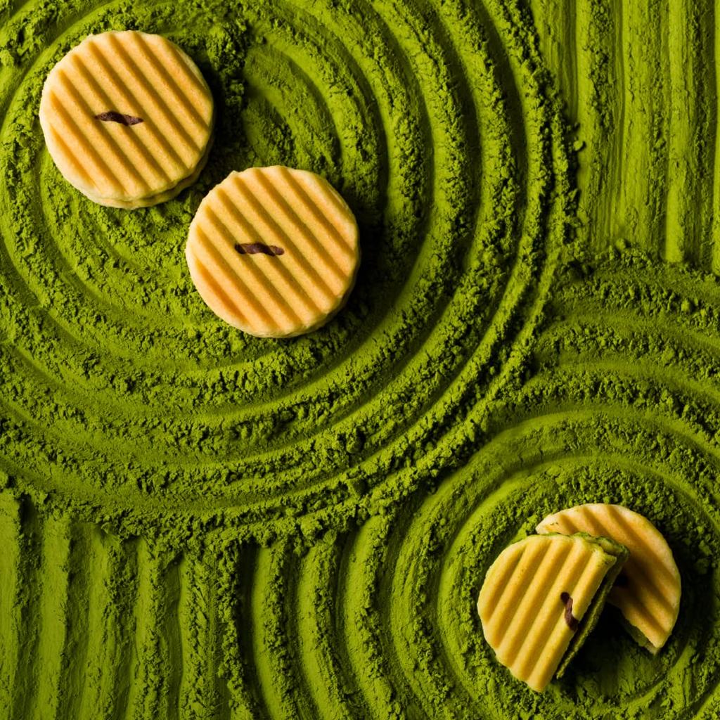 Kogetsu Hime Senjyu Senbei Organic Matcha 12 Pieces Kyoto Limited Day Kyoto Japanese Sweets Gift Thank You Gift Celebration Return Gift Offering