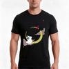 Bunny Wangxian Tshirt Summer Casual Cotton Tee Oversized Streetwear Tops Vintage Graphic Print Loose Fit Short Sleeve