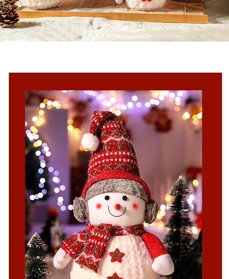 Large Snowman Figurine for Christmas Decoration and Party Atmosphere