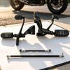 Forward Foot Controls with Floorboards | Cruiser, Black, Front